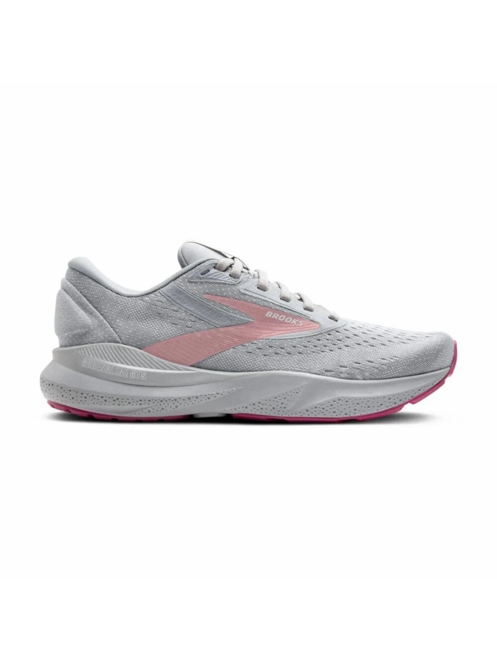 Brooks Adrenaline GTS 24 120426-1B-019 Women's US 10 Gray Running Shoes RHS8597